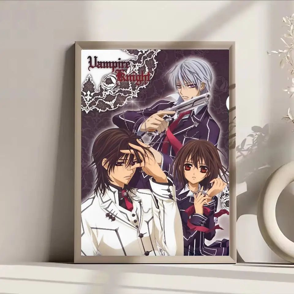 Poster Anime Vampire Knight Dán Tường Bền Nước Quán Cafe - Daisan Store