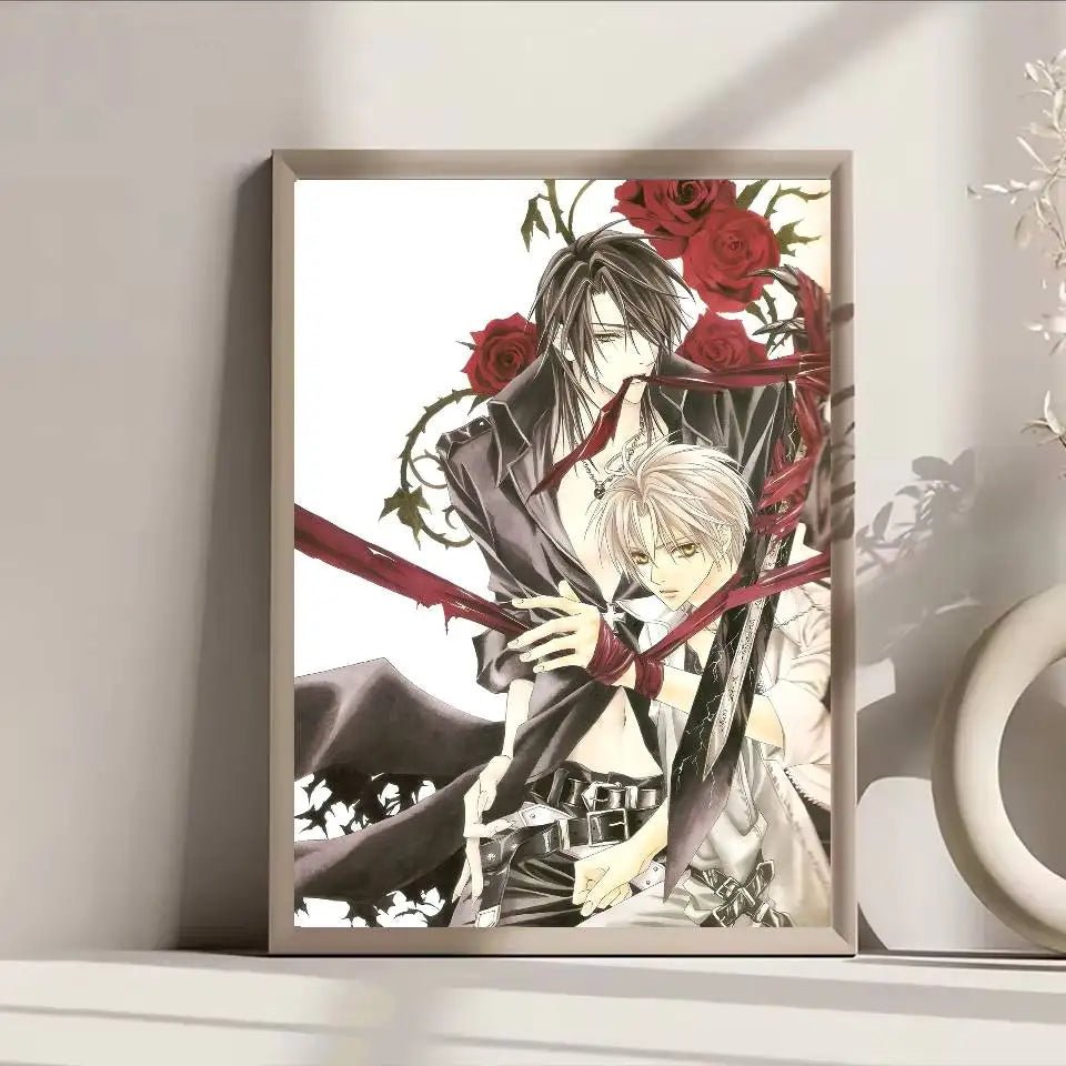 Poster Anime Vampire Knight Dán Tường Bền Nước Quán Cafe - Daisan Store