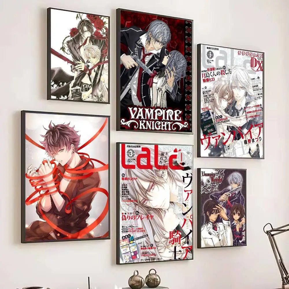 Poster Anime Vampire Knight Dán Tường Bền Nước Quán Cafe - Daisan Store