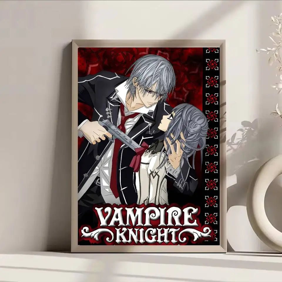 Poster Anime Vampire Knight Dán Tường Bền Nước Quán Cafe - Daisan Store