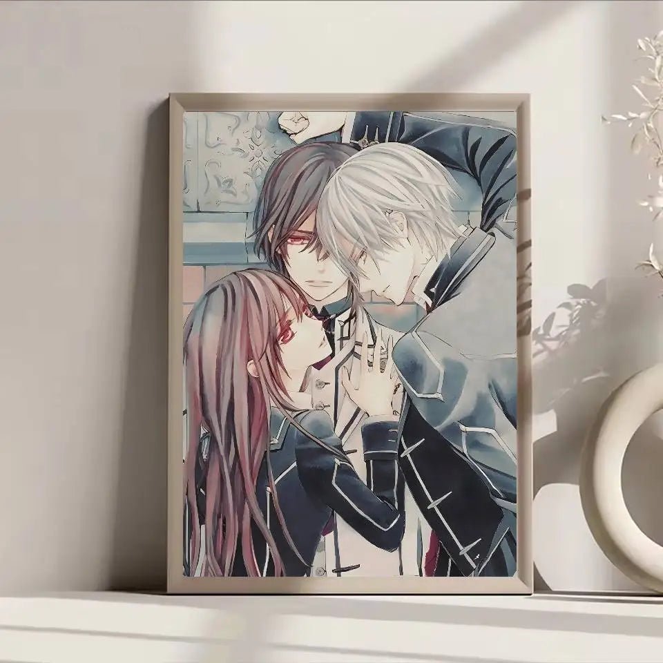 Poster Anime Vampire Knight Dán Tường Bền Nước Quán Cafe - Daisan Store