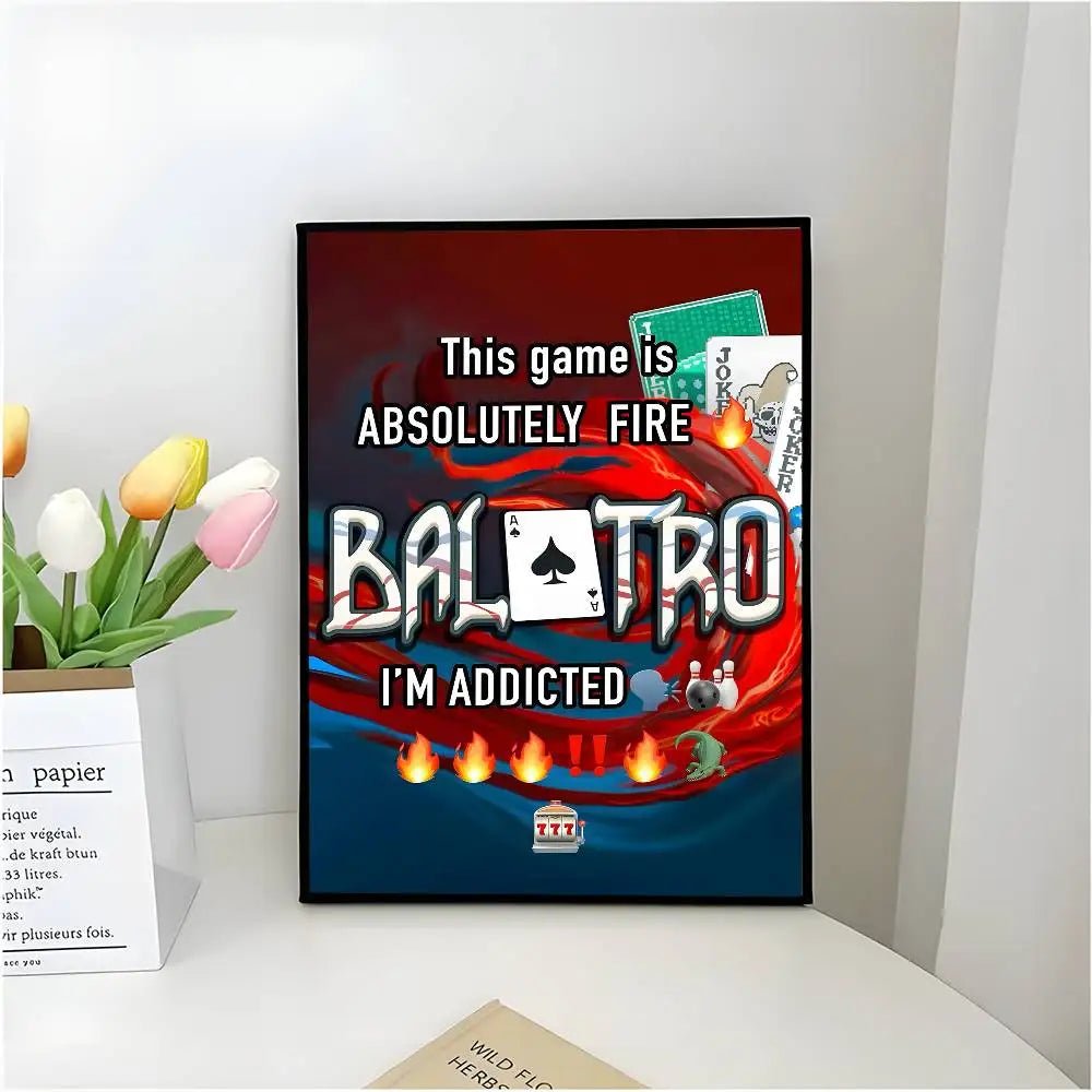 Poster B Balatro Dán Tường Tự Dính Chống Nước Quán Cà Phê - Daisan Store