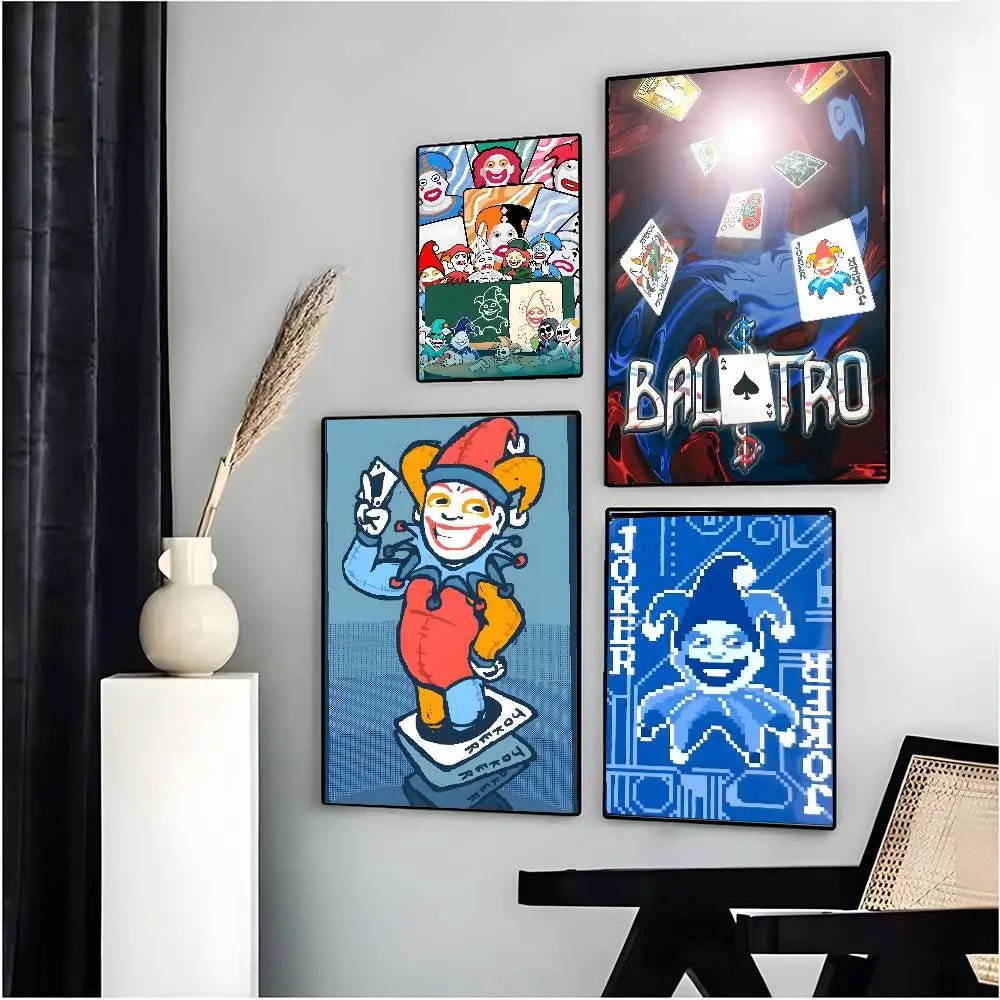 Poster B Balatro Dán Tường Tự Dính Chống Nước Quán Cà Phê - Daisan Store