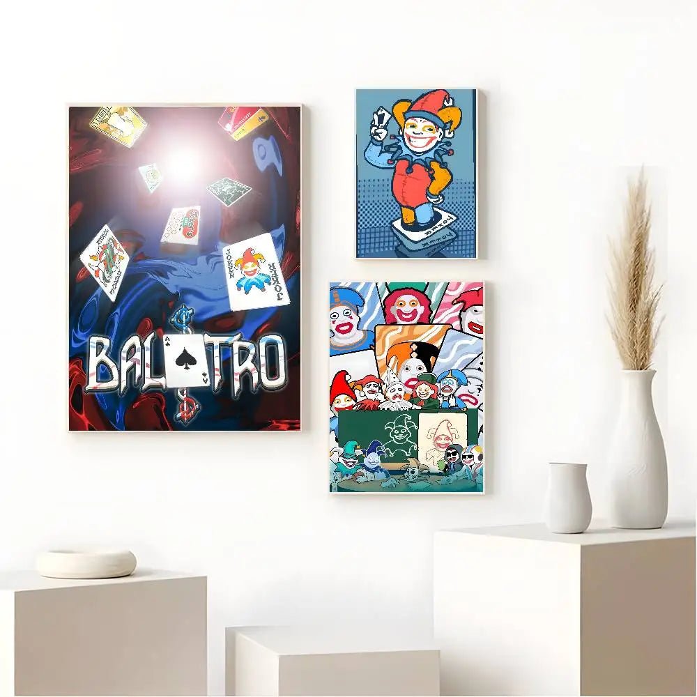 Poster B Balatro Dán Tường Tự Dính Chống Nước Quán Cà Phê - Daisan Store