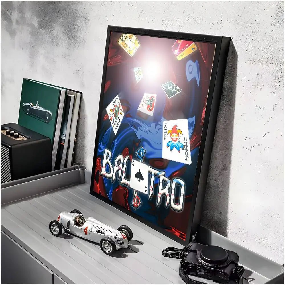 Poster B Balatro Dán Tường Tự Dính Chống Nước Quán Cà Phê - Daisan Store