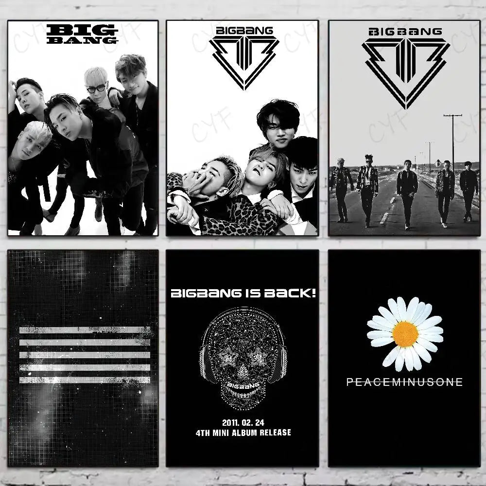 Poster BigBang Han Quoc Dan Tuong Waterproof Cho Bar - Daisan Store