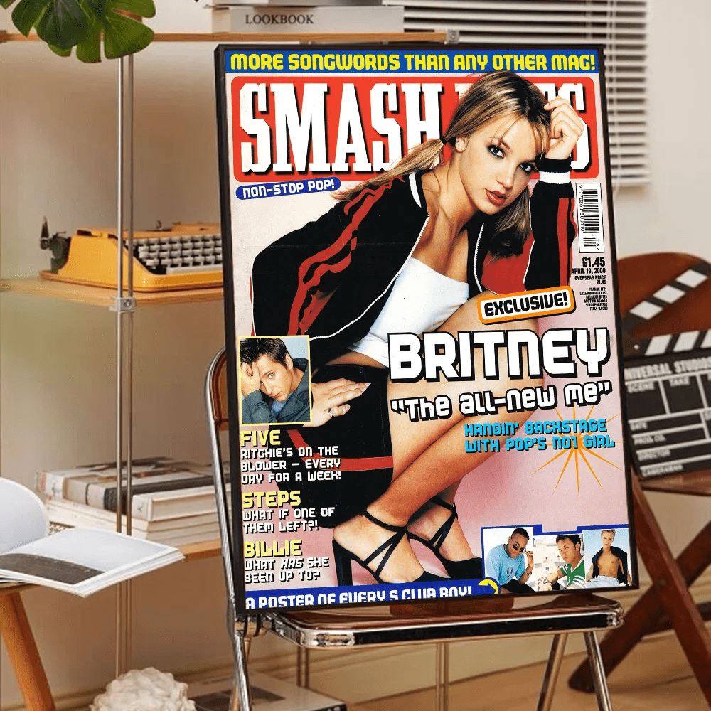 Poster Britney Spears Waterproof Dan Tuong Trang Tri Phong - Daisan Store