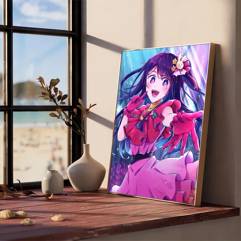 Poster Dán DIY Anime Oshi No Ko Chịu Nước Trang Trí Tường - Daisan Store