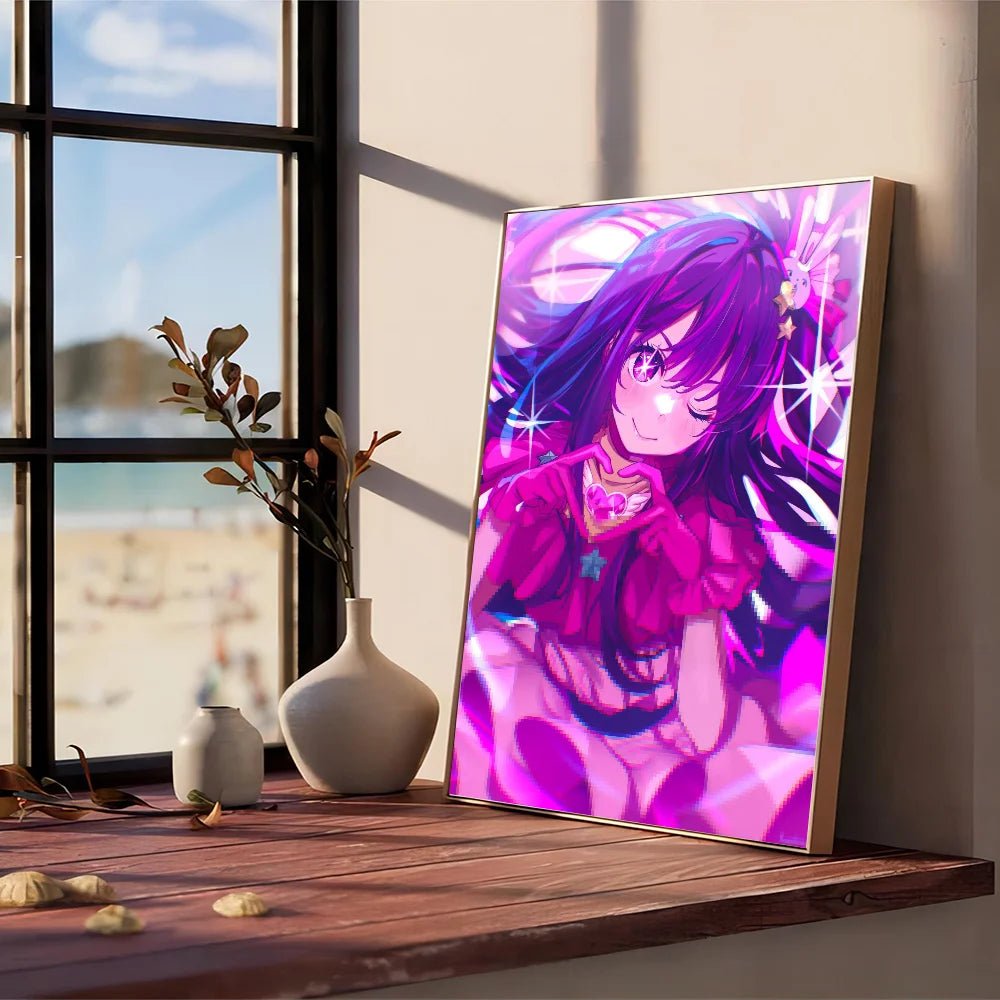 Poster Dán DIY Anime Oshi No Ko Chịu Nước Trang Trí Tường - Daisan Store