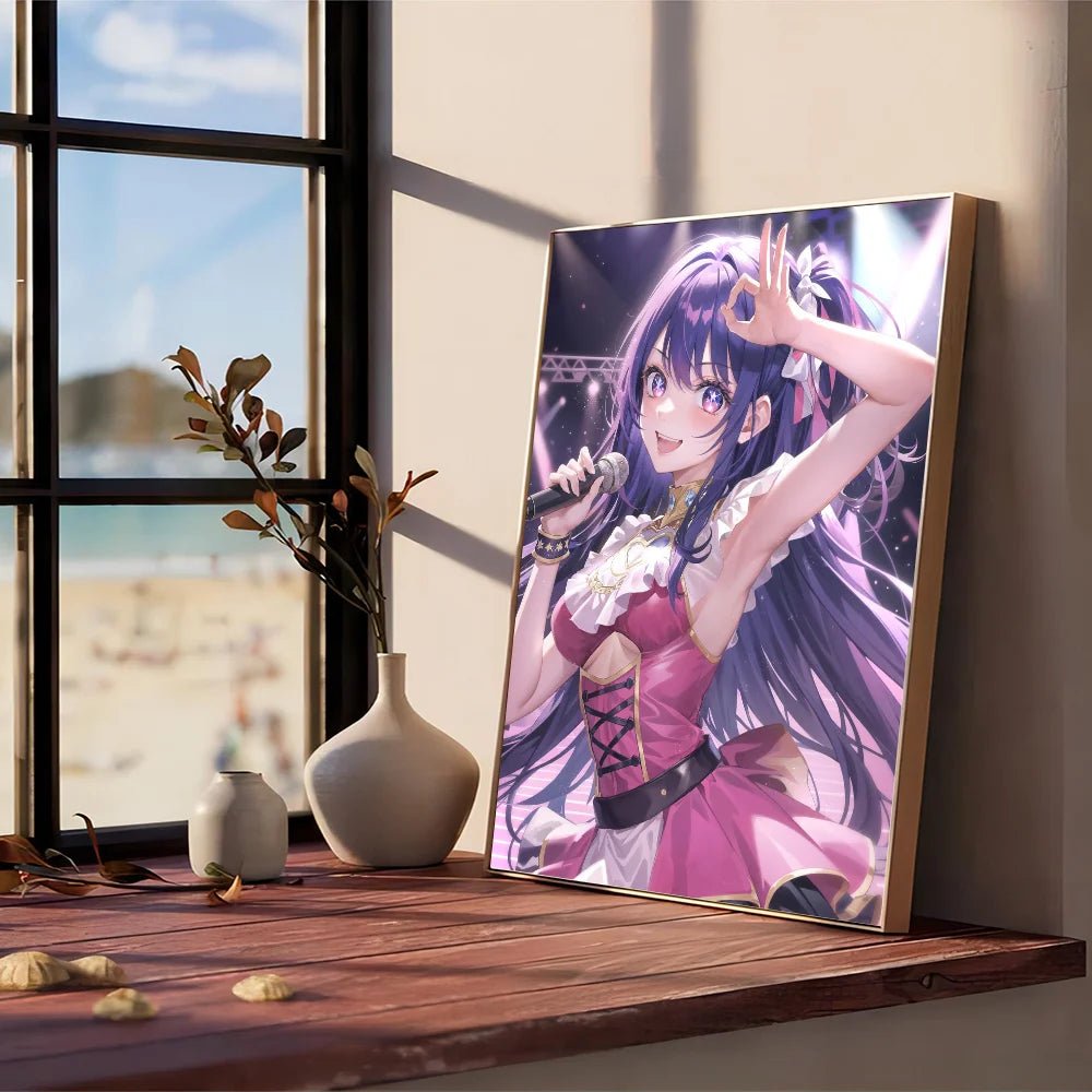 Poster Dán DIY Anime Oshi No Ko Chịu Nước Trang Trí Tường - Daisan Store