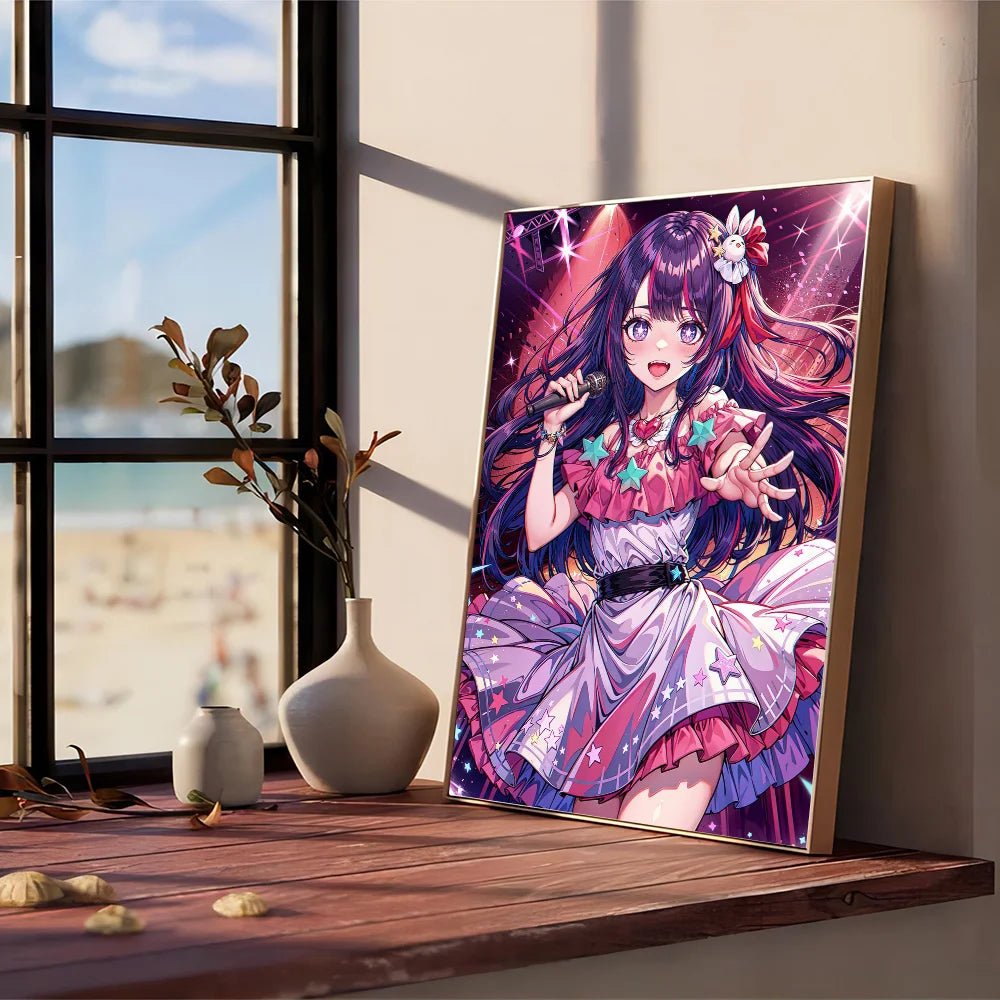Poster Dán DIY Anime Oshi No Ko Chịu Nước Trang Trí Tường - Daisan Store