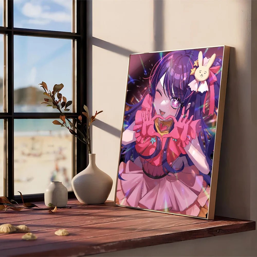 Poster Dán DIY Anime Oshi No Ko Chịu Nước Trang Trí Tường - Daisan Store