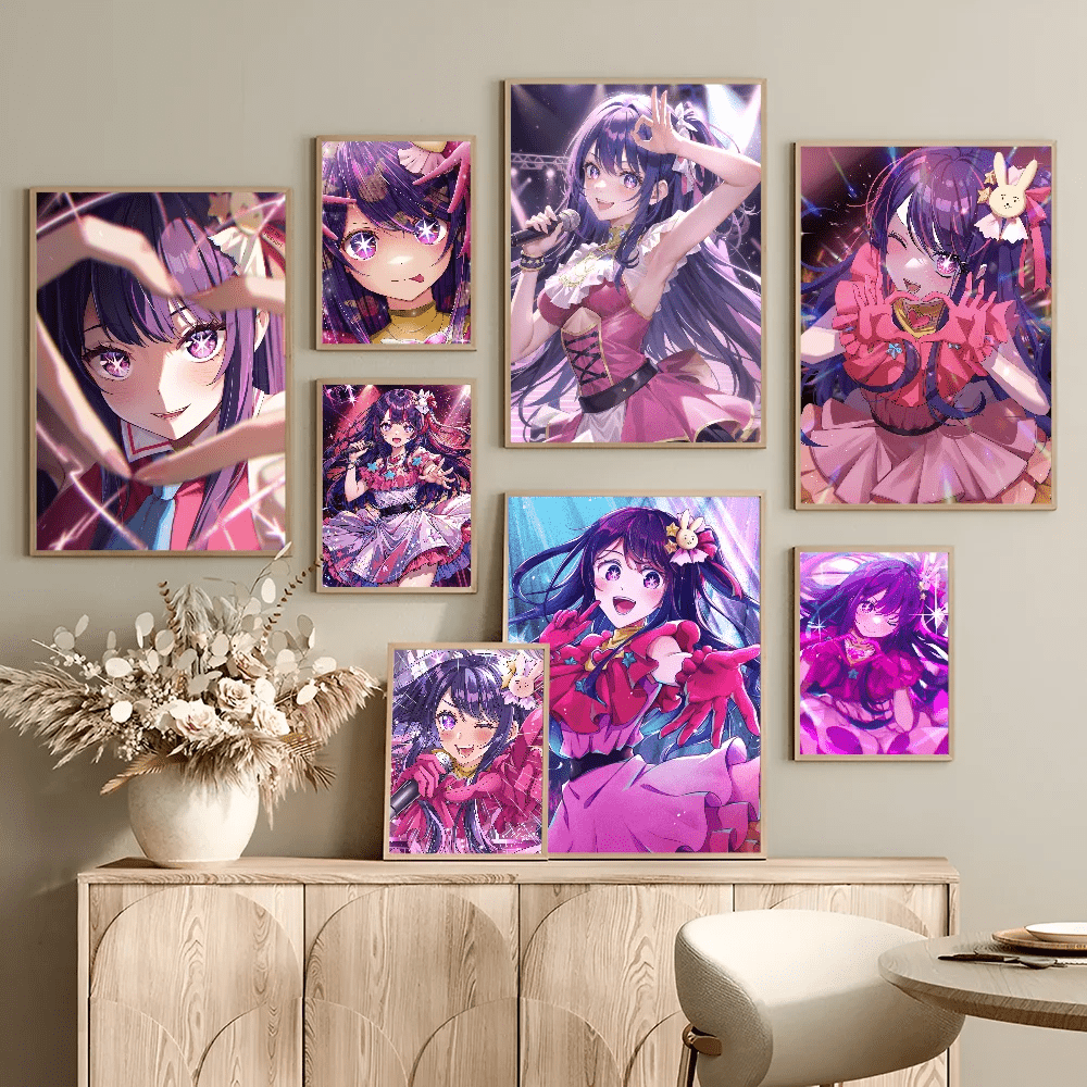 Poster Dán DIY Anime Oshi No Ko Chịu Nước Trang Trí Tường - Daisan Store