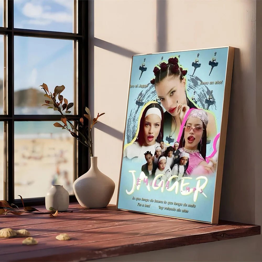 Poster Emilia Mernes Singer Whitepaper Dan Tuong Quan Bar - Daisan Store