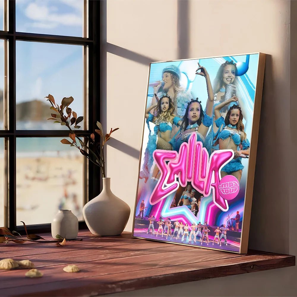 Poster Emilia Mernes Singer Whitepaper Dan Tuong Quan Bar - Daisan Store