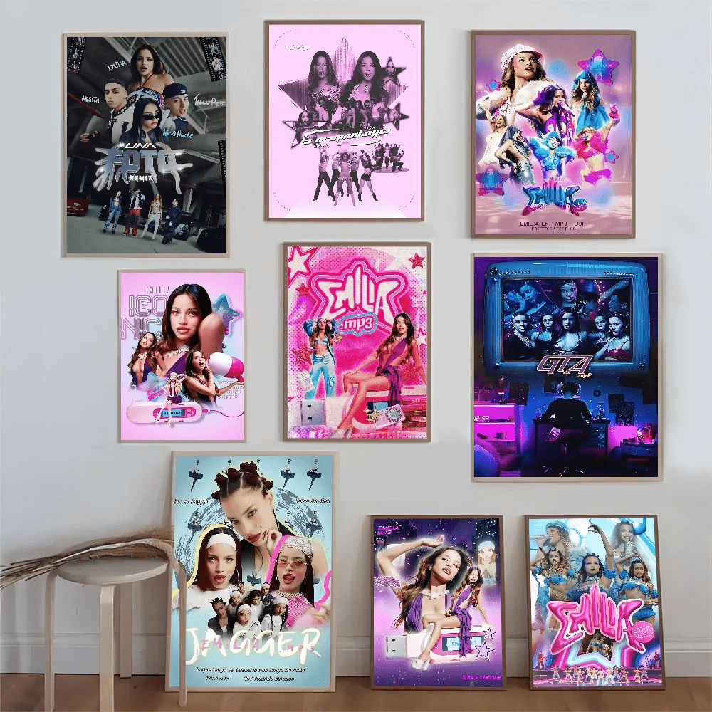 Poster Emilia Mernes Singer Whitepaper Dan Tuong Quan Bar - Daisan Store