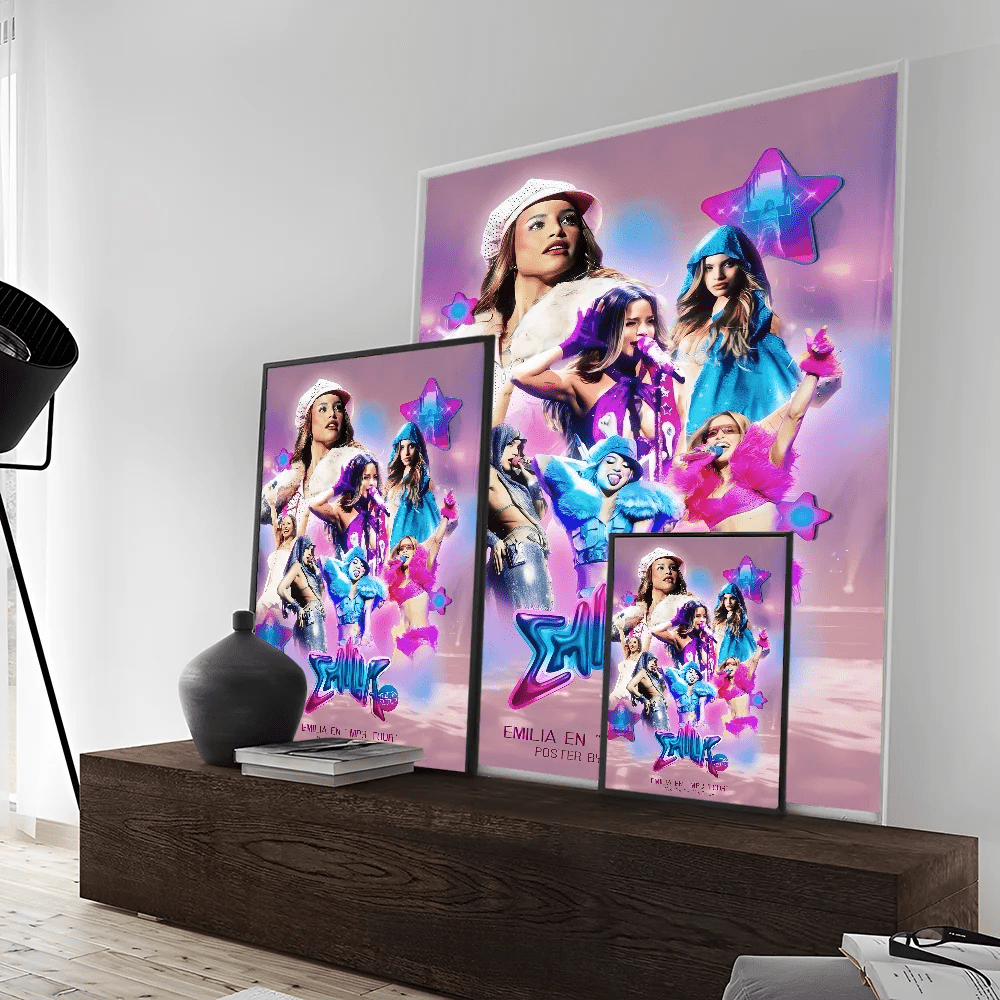 Poster Emilia Mernes Singer Whitepaper Dan Tuong Quan Bar - Daisan Store