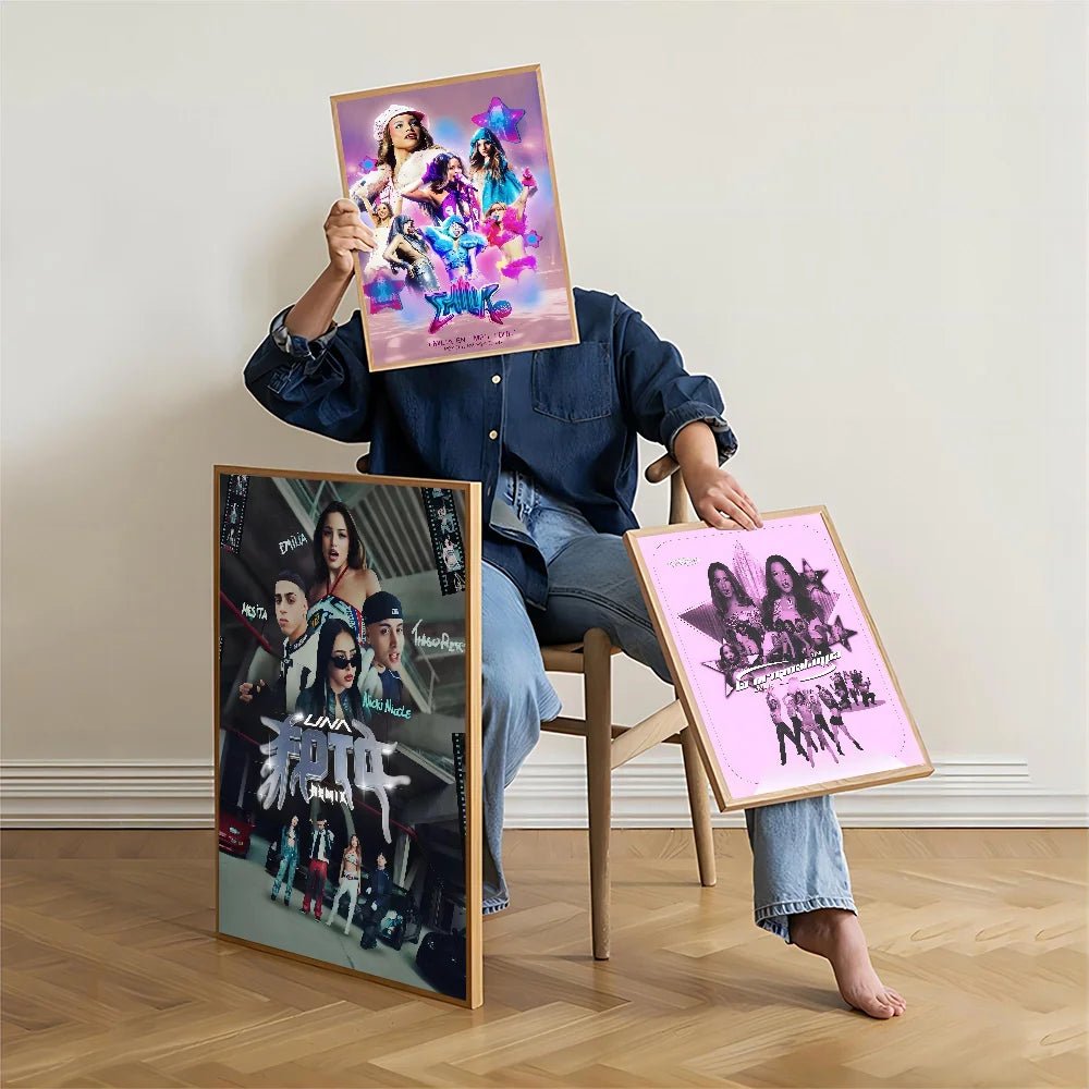 Poster Emilia Mernes Singer Whitepaper Dan Tuong Quan Bar - Daisan Store