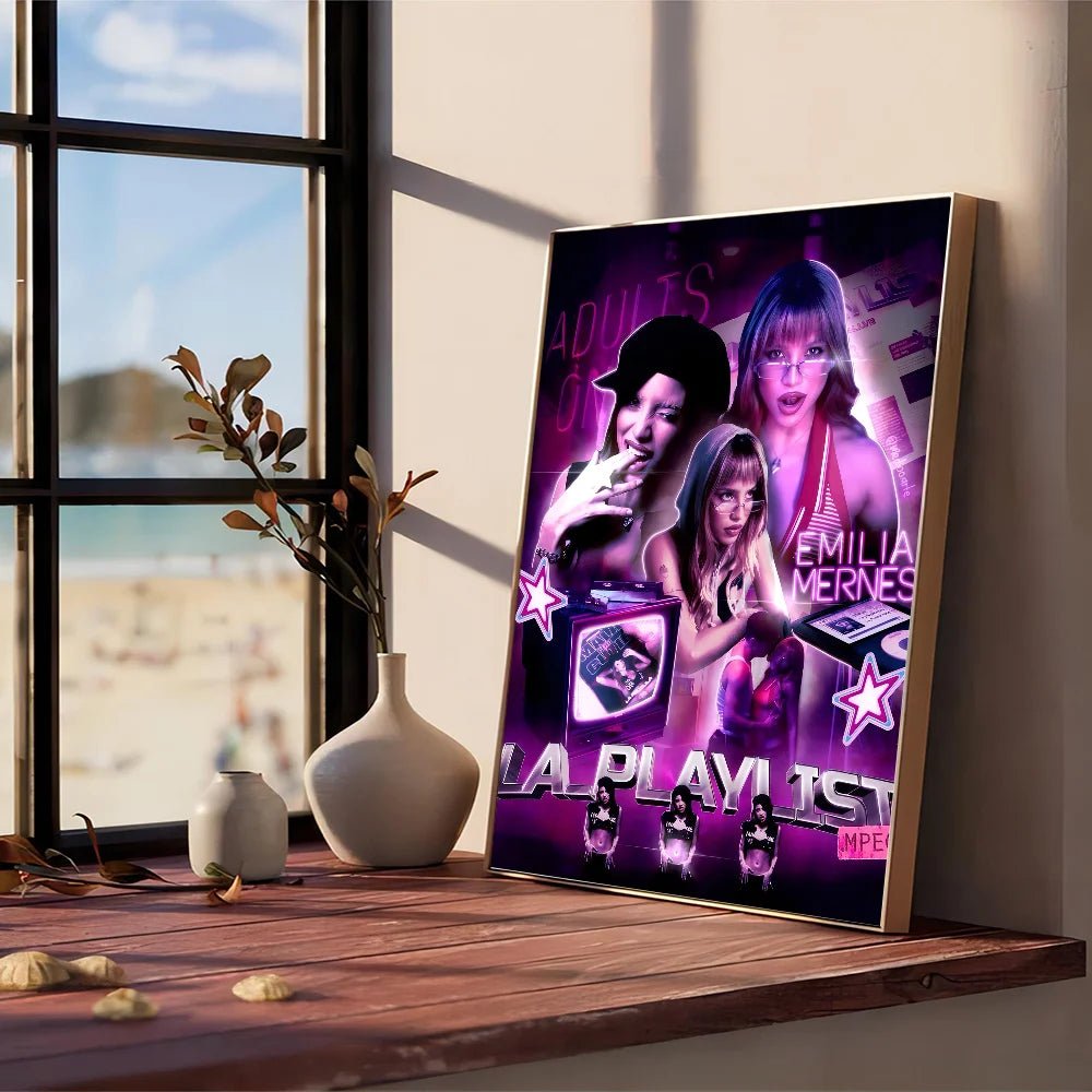 Poster Emilia Mernes Singer Whitepaper Dan Tuong Quan Bar - Daisan Store