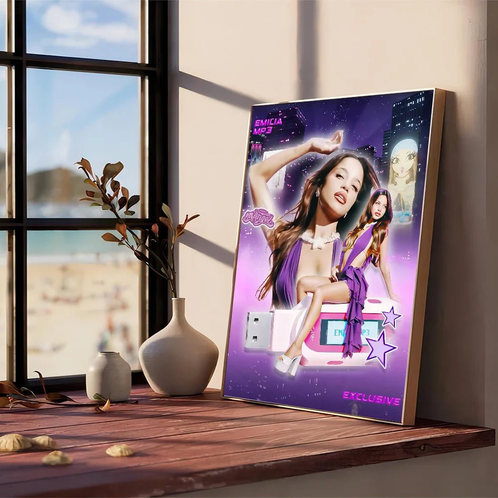 Poster Emilia Mernes Singer Whitepaper Dan Tuong Quan Bar - Daisan Store