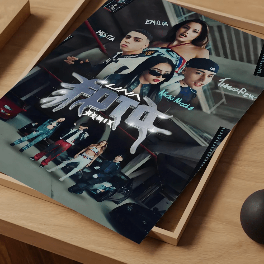 Poster Emilia Mernes Singer Whitepaper Dan Tuong Quan Bar - Daisan Store