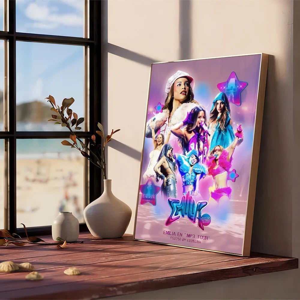 Poster Emilia Mernes Singer Whitepaper Dan Tuong Quan Bar - Daisan Store