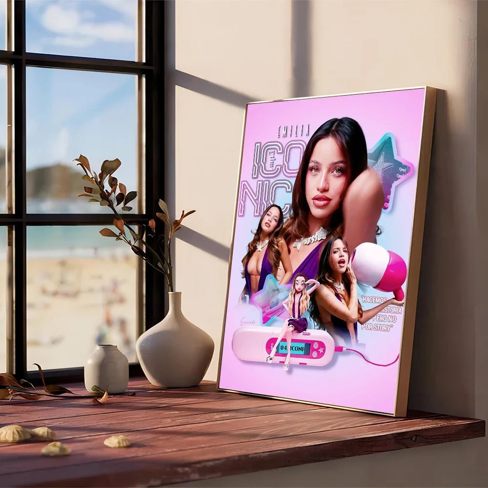 Poster Emilia Mernes Singer Whitepaper Dan Tuong Quan Bar - Daisan Store