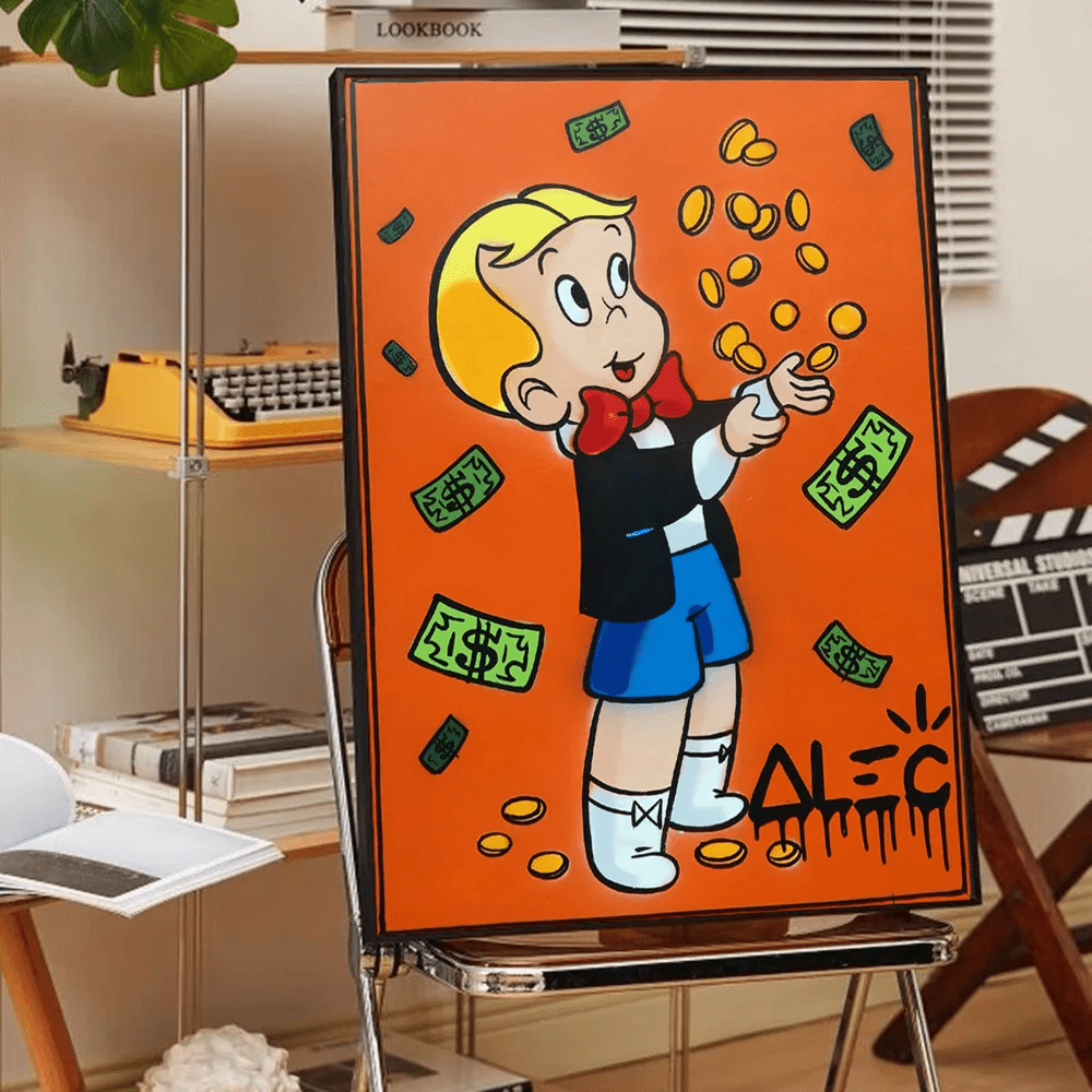 Poster Graffiti Alec Monopoly Money Waterproof Treo Tuong - Daisan Store