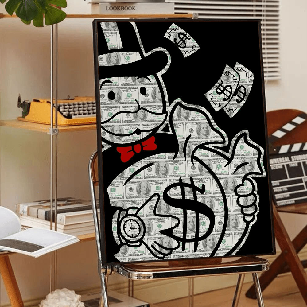 Poster Graffiti Alec Monopoly Money Waterproof Treo Tuong - Daisan Store