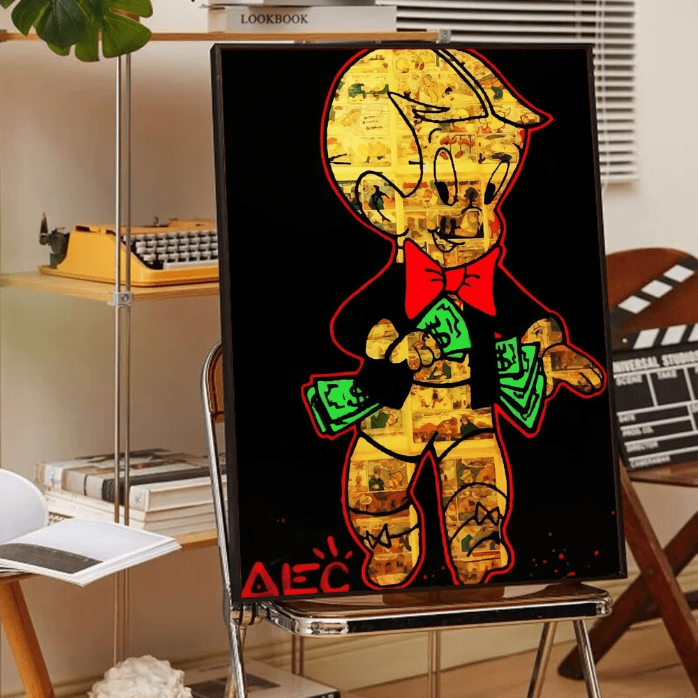 Poster Graffiti Alec Monopoly Money Waterproof Treo Tuong - Daisan Store