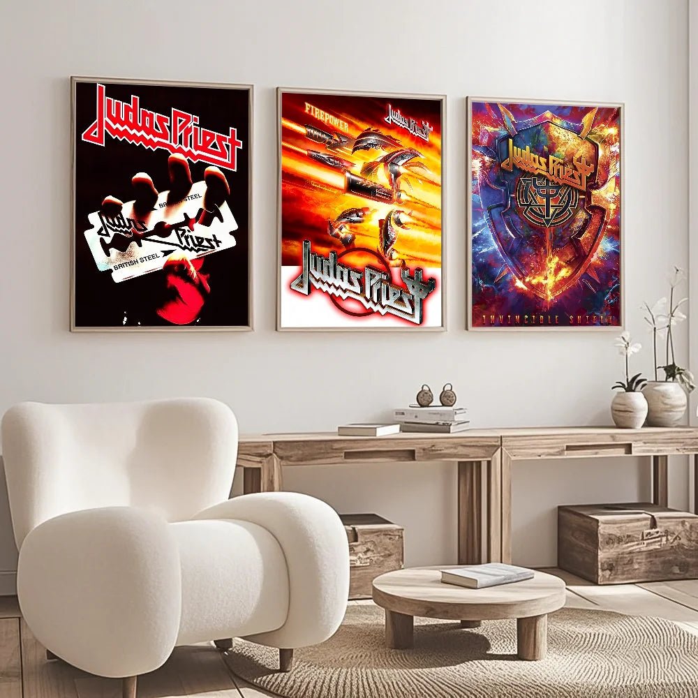 Poster Judas Priest Heavy Metal Treo Tuong Trang Tri - Daisan Store