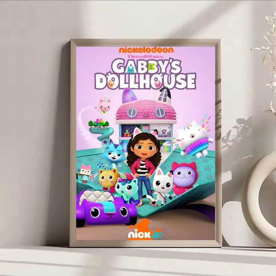 Poster Lâu Đài Nhỏ Dán Dính Trang Trí Tường Quán Cafe Bar - Daisan Store