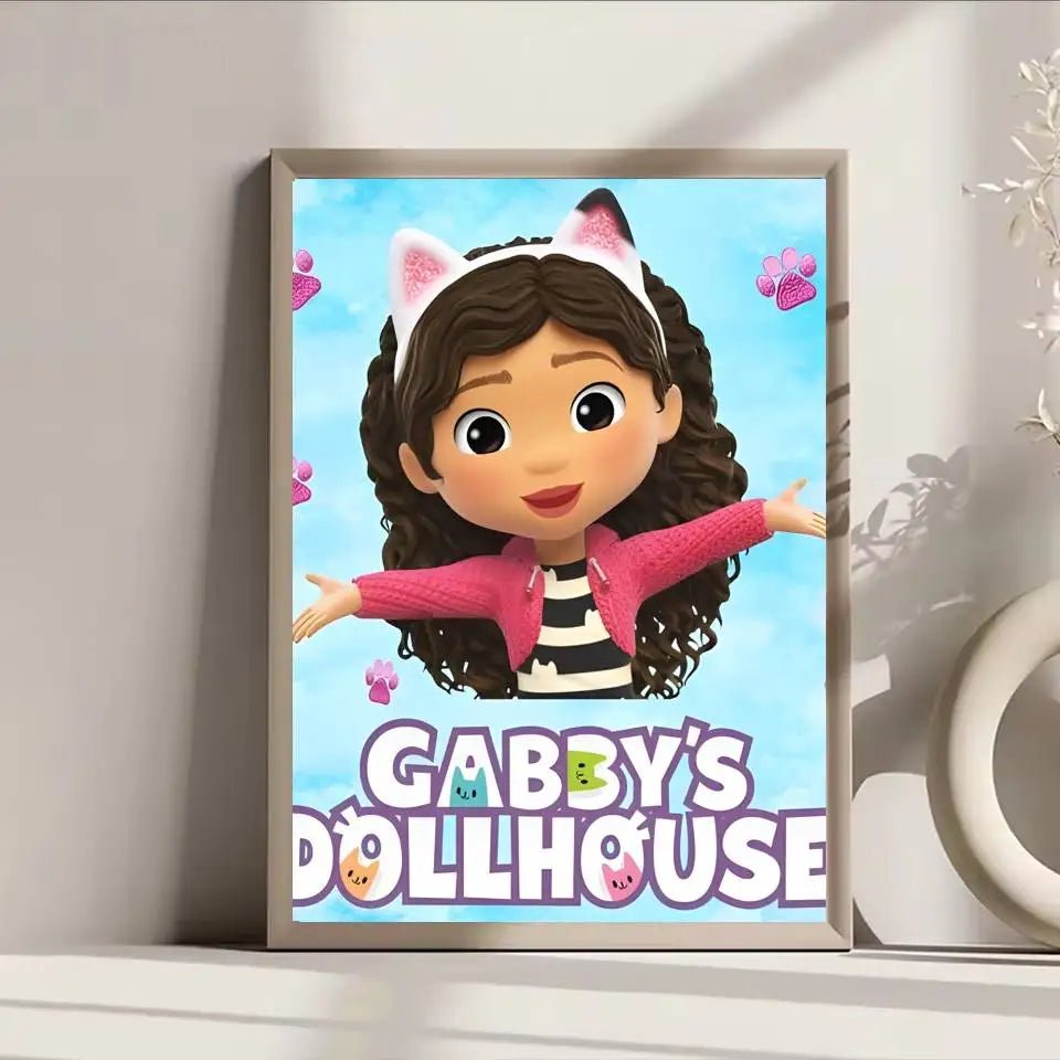 Poster Lâu Đài Nhỏ Dán Dính Trang Trí Tường Quán Cafe Bar - Daisan Store