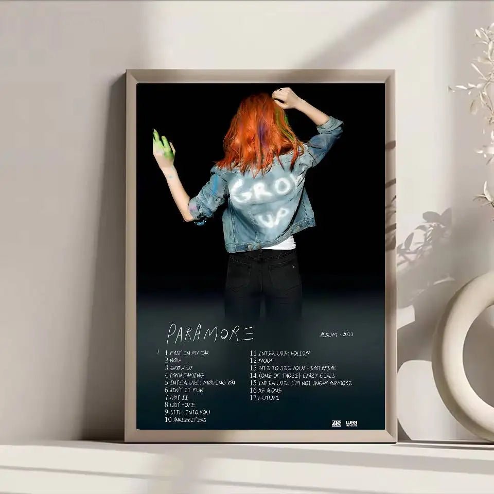 Poster Paramore Decal Dan Tuong Chong Tham Quan Ca Phe - Daisan Store
