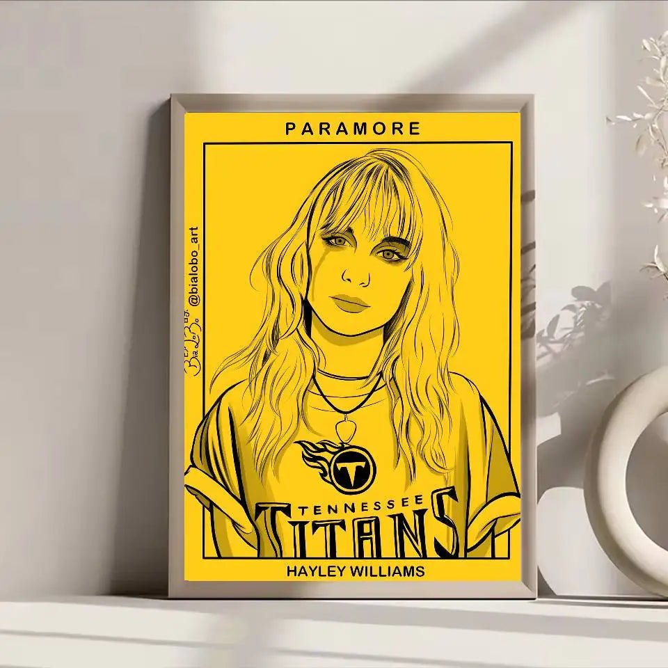 Poster Paramore Decal Dan Tuong Chong Tham Quan Ca Phe - Daisan Store