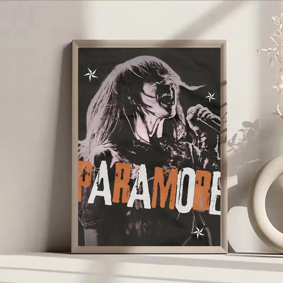Poster Paramore Decal Dan Tuong Chong Tham Quan Ca Phe - Daisan Store