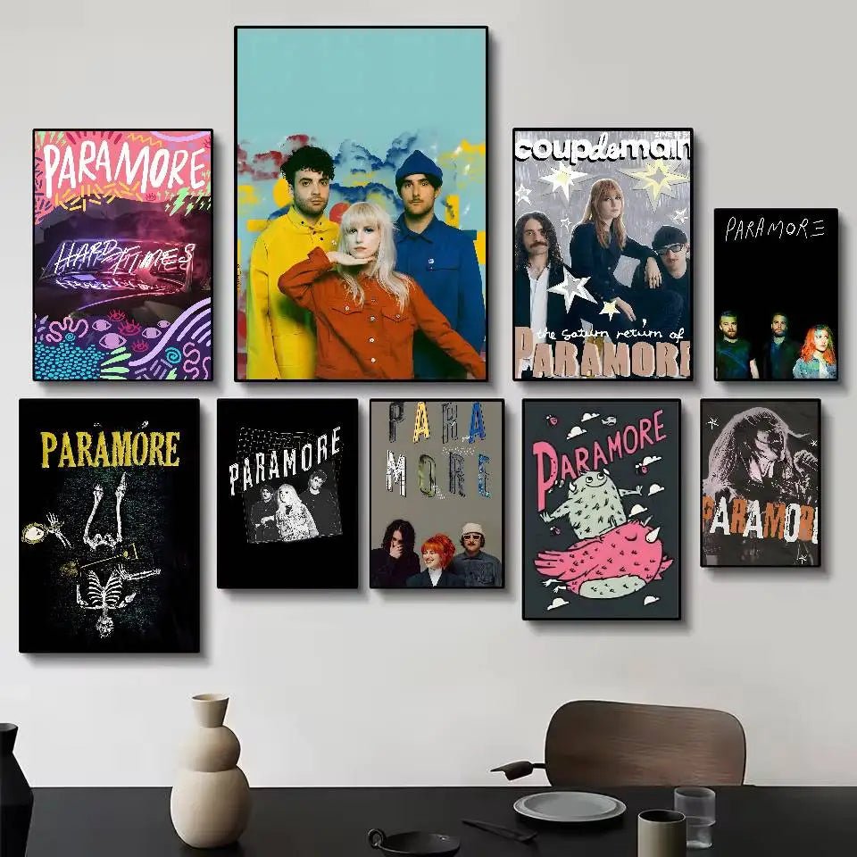 Poster Paramore Decal Dan Tuong Chong Tham Quan Ca Phe - Daisan Store