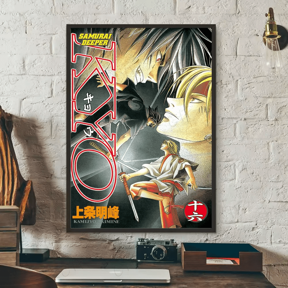 Poster Samurai D Deeper KYOS Tranh Dan Tuong Phong Ngu - Daisan Store