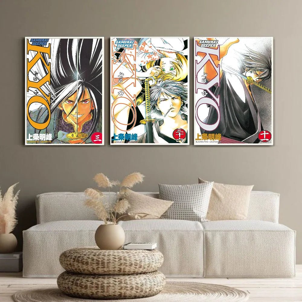 Poster Samurai D Deeper KYOS Tranh Dan Tuong Phong Ngu - Daisan Store