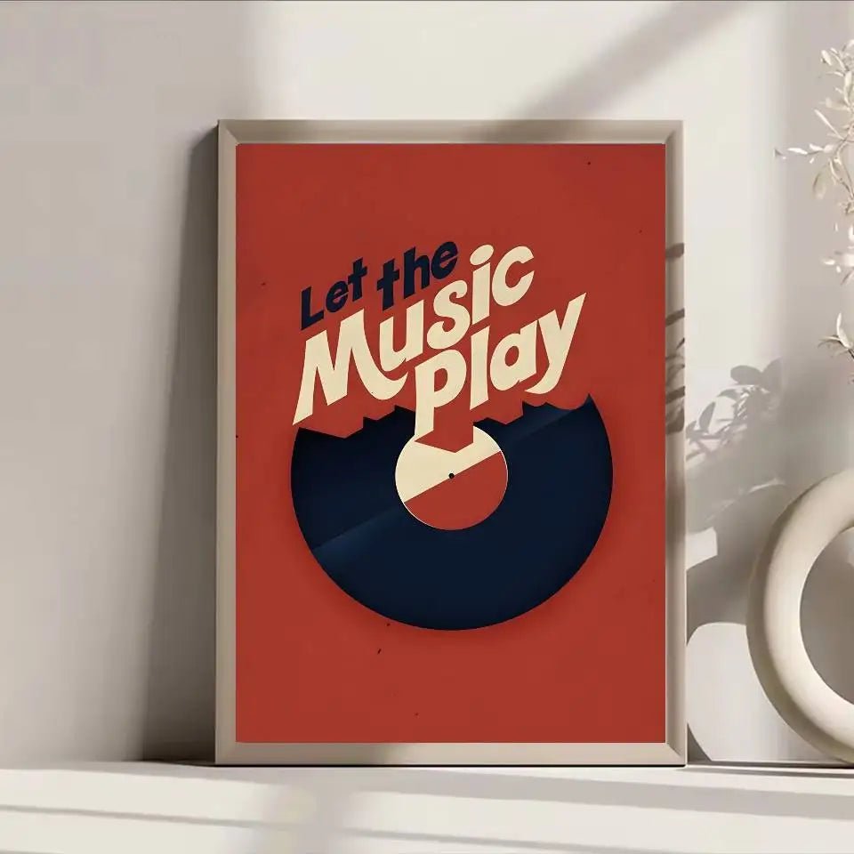 Poster Vinyl Retro Mid Century Dán Tường Tự Dính Chống Nước - Daisan Store