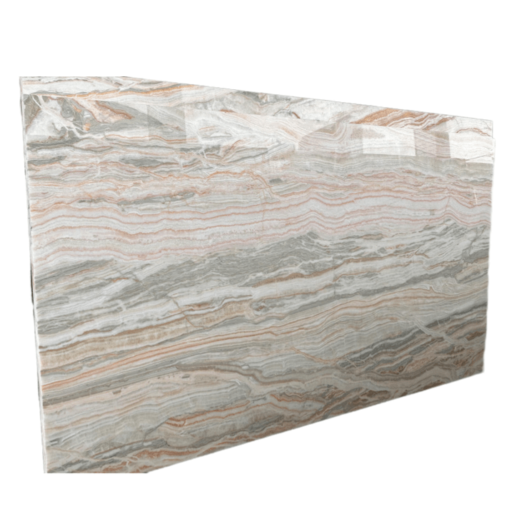 Sách tường hiện đại tuyệt đẹp phù hợp với đá Onyx cầu vồng nhiều màu tự nhiên để trang trí nội thất - Daisan Store
