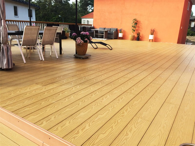 Sàn gỗ nhựa ngoài trời chống thấm, chống ăn mòn, dành cho ban công - Daisan Store