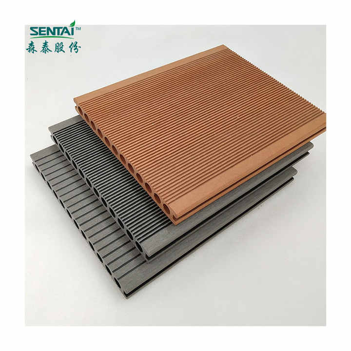 Sàn gỗ WPC ngoài trời chống tia UV 250*25mm Eco chống trượt chống thấm nước sàn gỗ composite WPC chống trượt Engineer Flooring 01CWX - Daisan Store