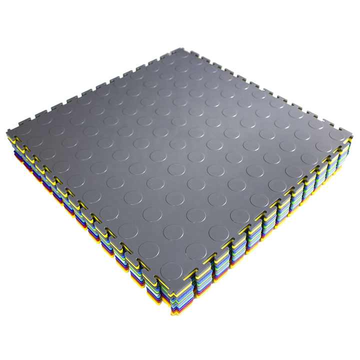 Sàn nhựa PVC họa tiết đồng xu chống trượt Thiết kế bề mặt gạch lát sàn liên kết sàn công nghiệp - Daisan Store