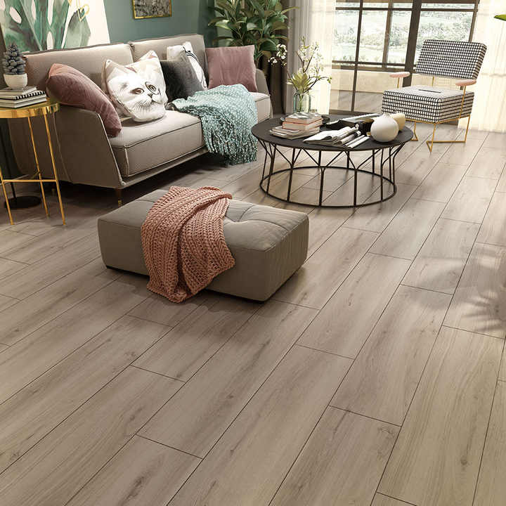 Sàn nhựa SPC trong nhà Sentai Modern Design chống thấm nước phủ UV chống trượt ván vinyl LVT chống trầy xước khách sạn - Daisan Store