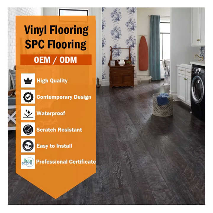 Sàn Vinyl vân gỗ tự nhiên, sàn nhựa Vinyl, độ dày lớp chống mài mòn, lõi cứng, sàn SPC - Daisan Store