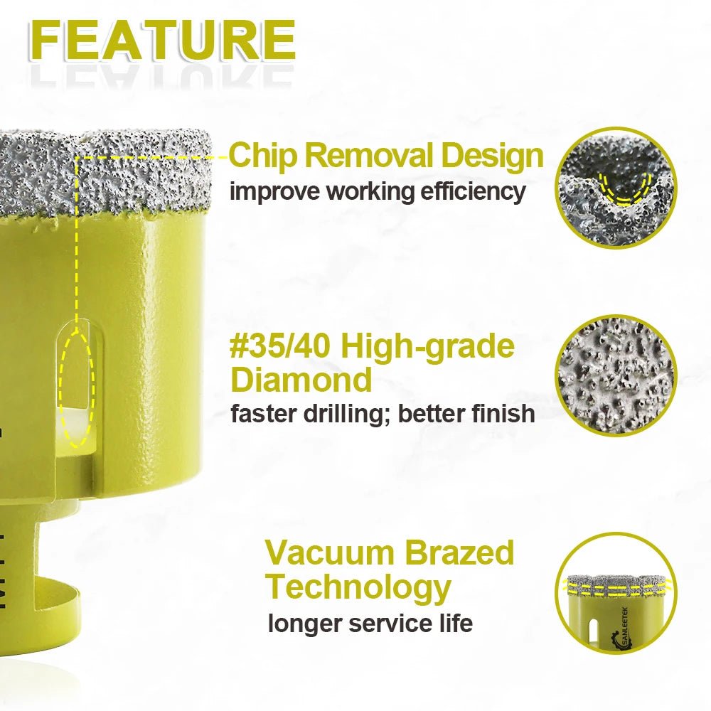 SANLEETEK M14 Ren Mua Kim Cuong Khoan Lo 35 40 110mm - Daisan Store