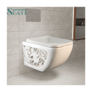 SDAYI Thiết kế phổ biến Nhà vệ sinh nhà tắm treo tường Bồn cầu sứ treo tường hiện đại - Daisan Store