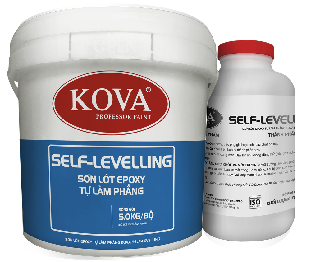 Sơn Lót Epoxy Tự Làm Phẳng KOVA SELF-LEVELING