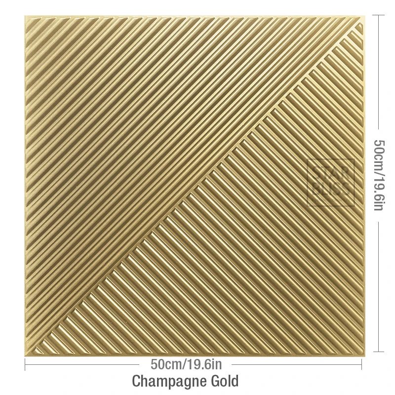 Set 12 Tấm 3D Vân Gỗ Chống Nước Màu Vàng - Daisan Store